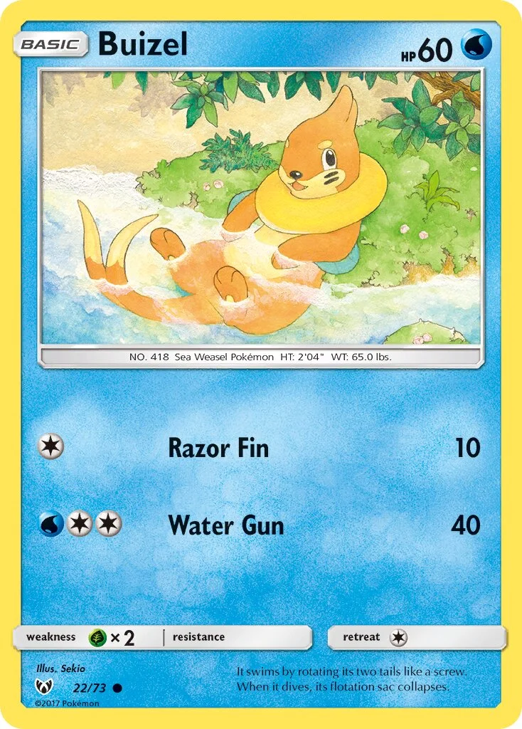 Buizel 「SLG 22/73」「EN」