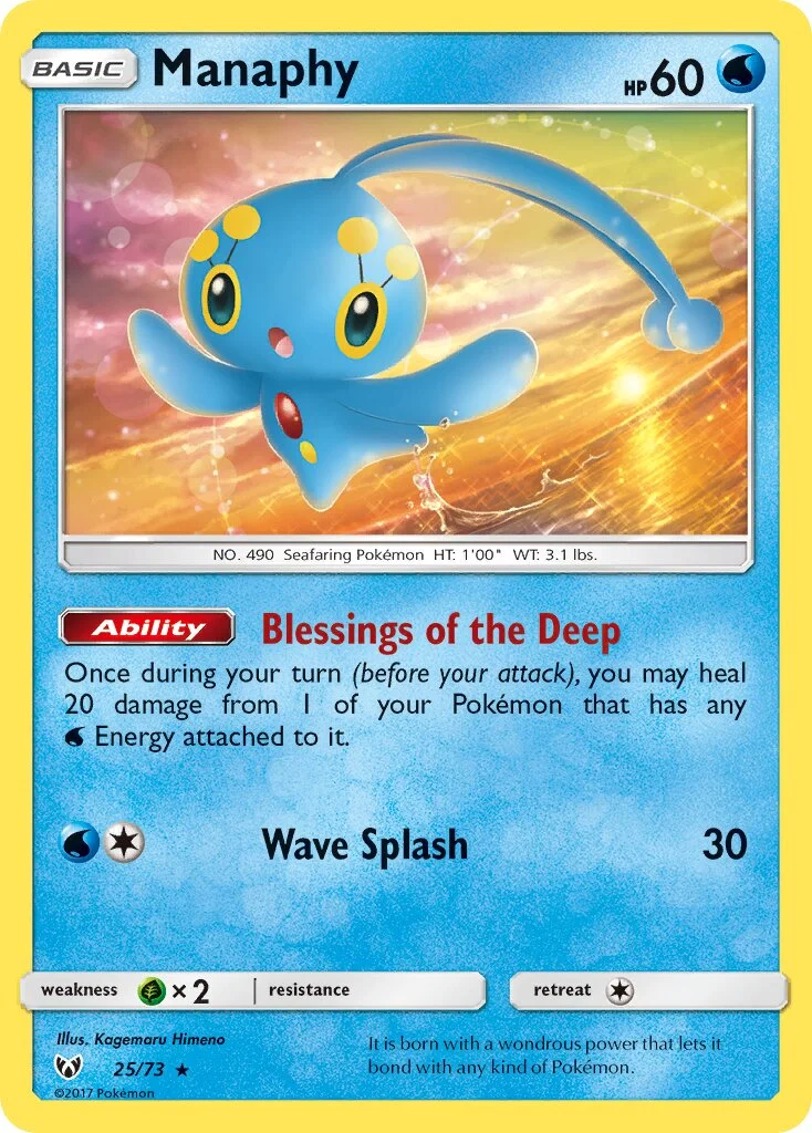 Manaphy 「SLG 25/73」「EN」