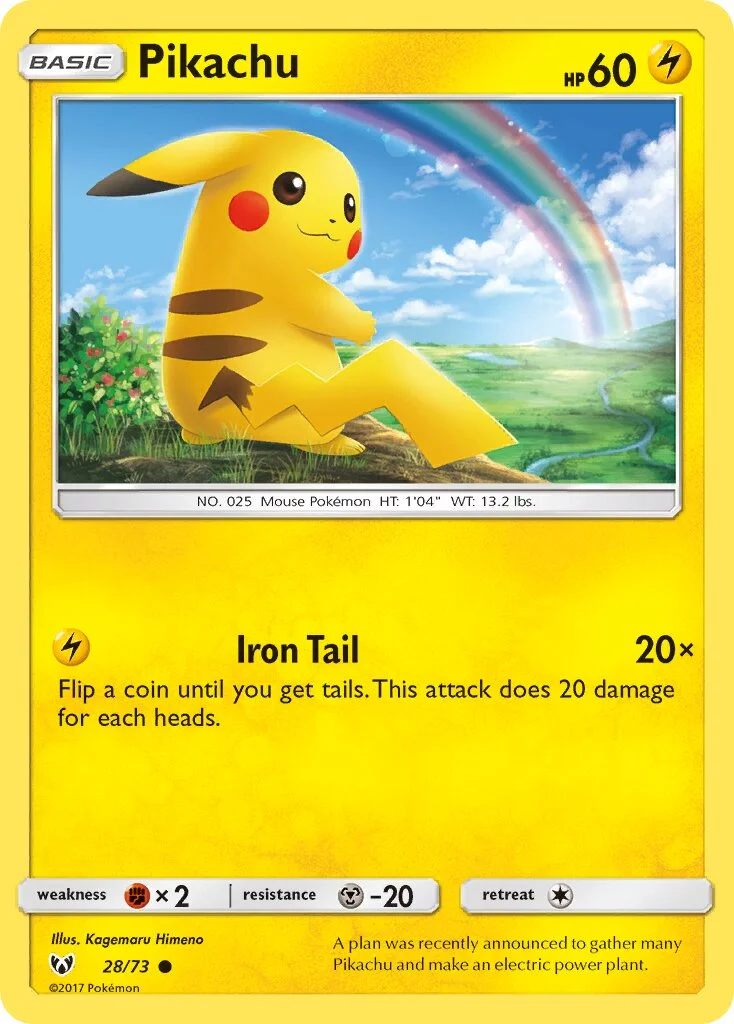 Pikachu 「SLG 28/73」「EN」