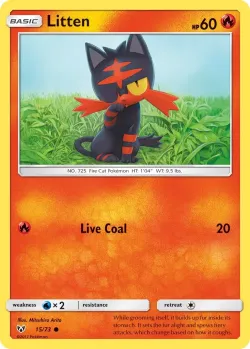 Litten #15/73 · Pokémon