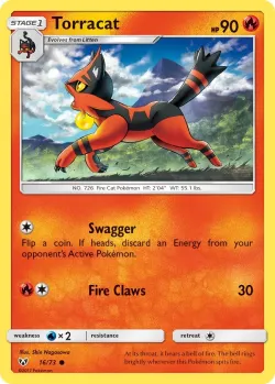 Torracat #16/73 · Pokémon