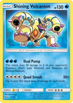 Shining Volcanion #27/73 · Pokémon