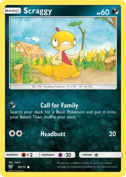 Scraggy #50/73 · Pokémon