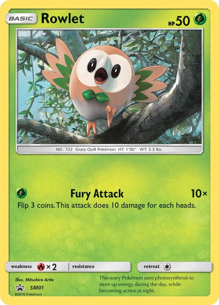 Rowlet 「SMP SM01」「EN」