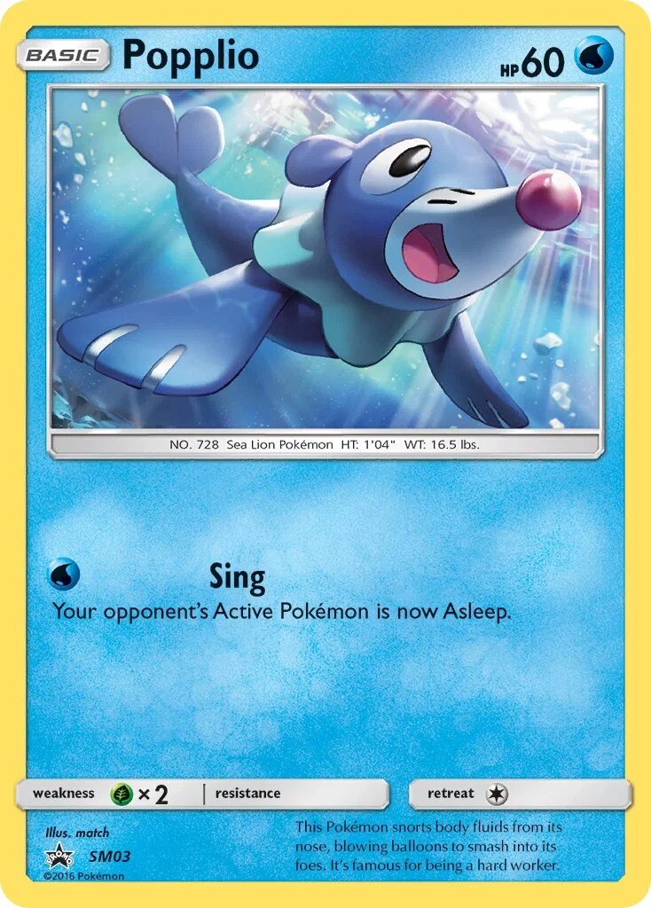 Popplio 「SMP SM03」「EN」