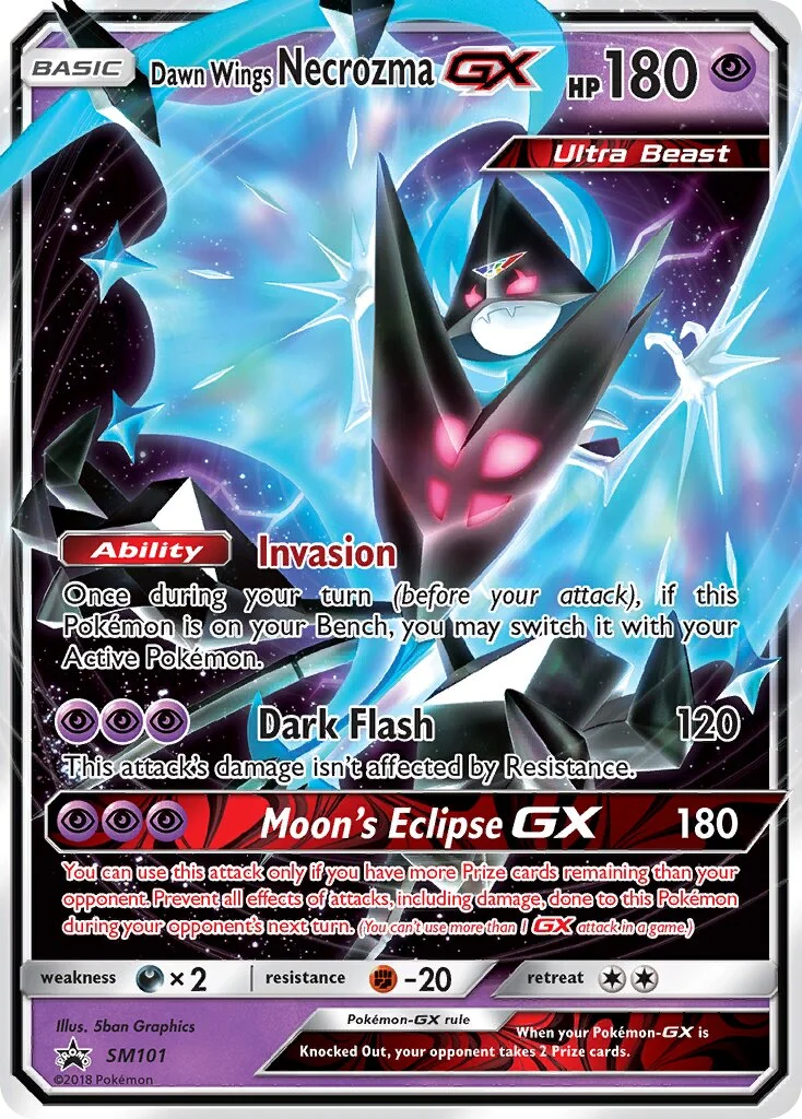 Dawn Wings Necrozma-GX 「SMP SM101」「EN」