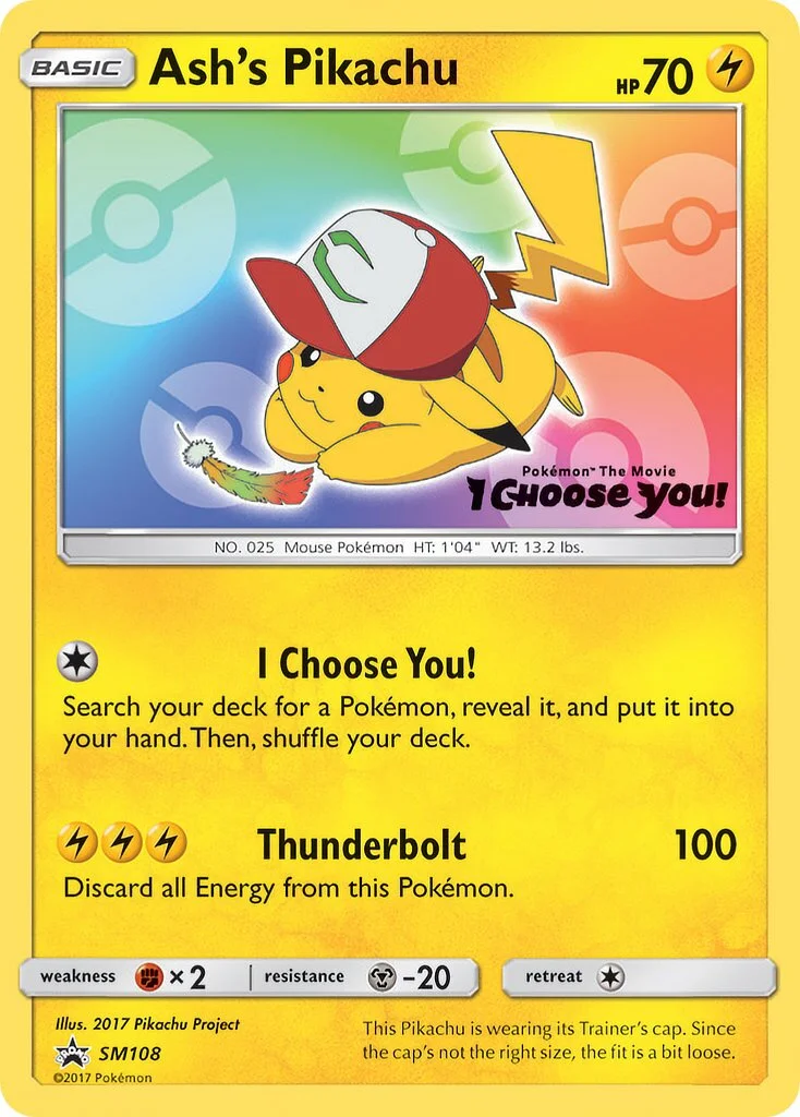Ash's Pikachu 「SMP SM108」「EN」