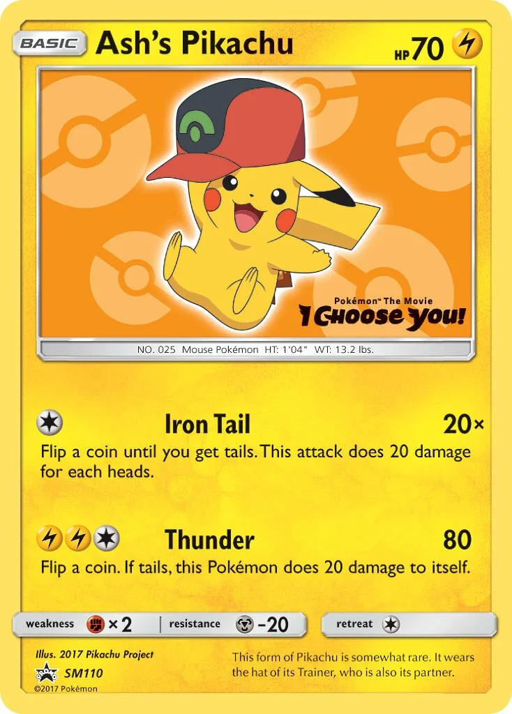 Ash's Pikachu 「SMP SM110」「EN」