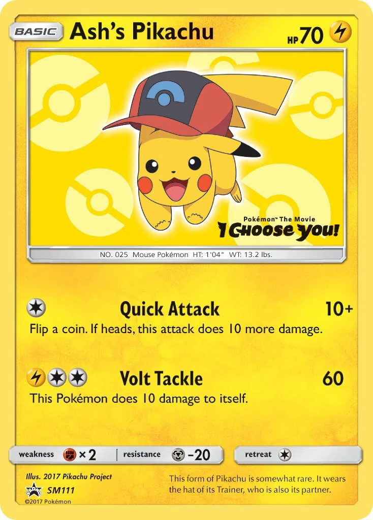 Ash's Pikachu 「SMP SM111」「EN」