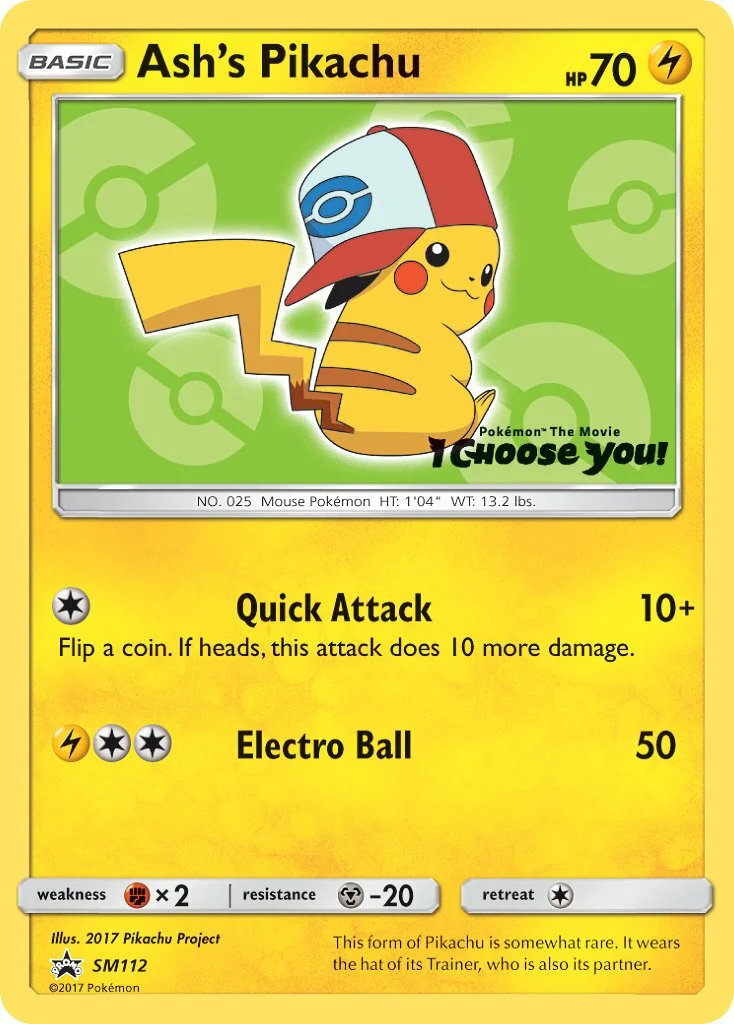 Ash's Pikachu 「SMP SM112」「EN」