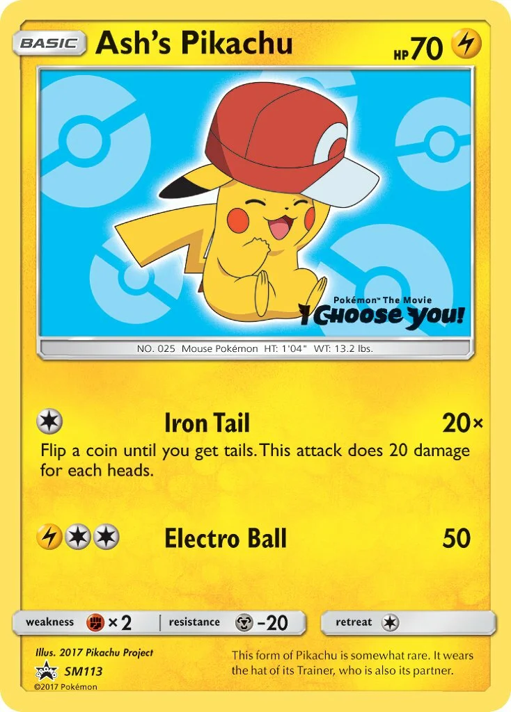 Ash's Pikachu 「SMP SM113」「EN」