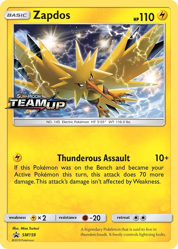 Zapdos 「SMP SM159」「EN」