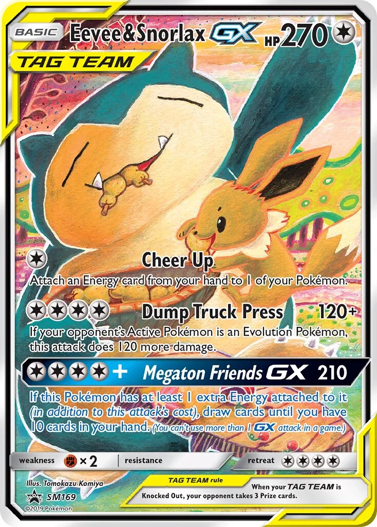 Eevee & Snorlax-GX 「SMP SM169」「EN」