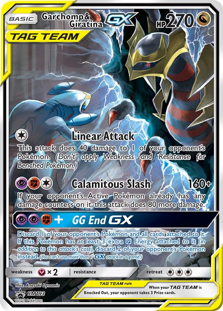 Garchomp & Giratina-GX 「SMP SM193」「EN」