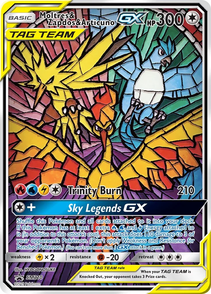 Moltres & Zapdos & Articuno-GX 「SMP SM210」「EN」
