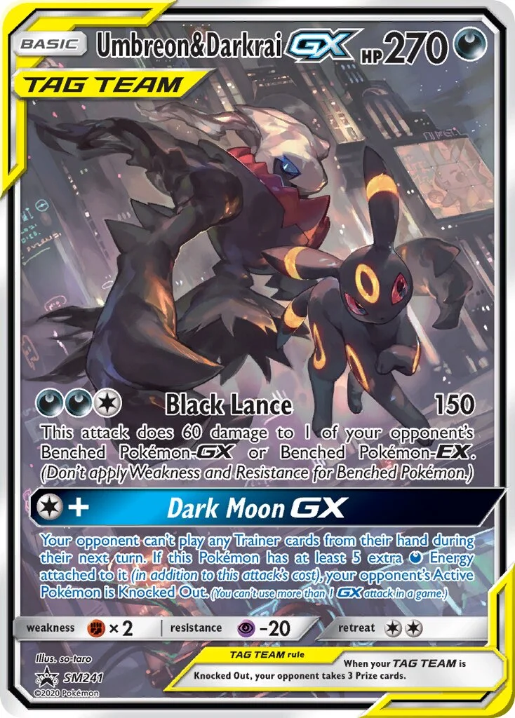 Umbreon & Darkrai-GX 「SMP SM241」「EN」