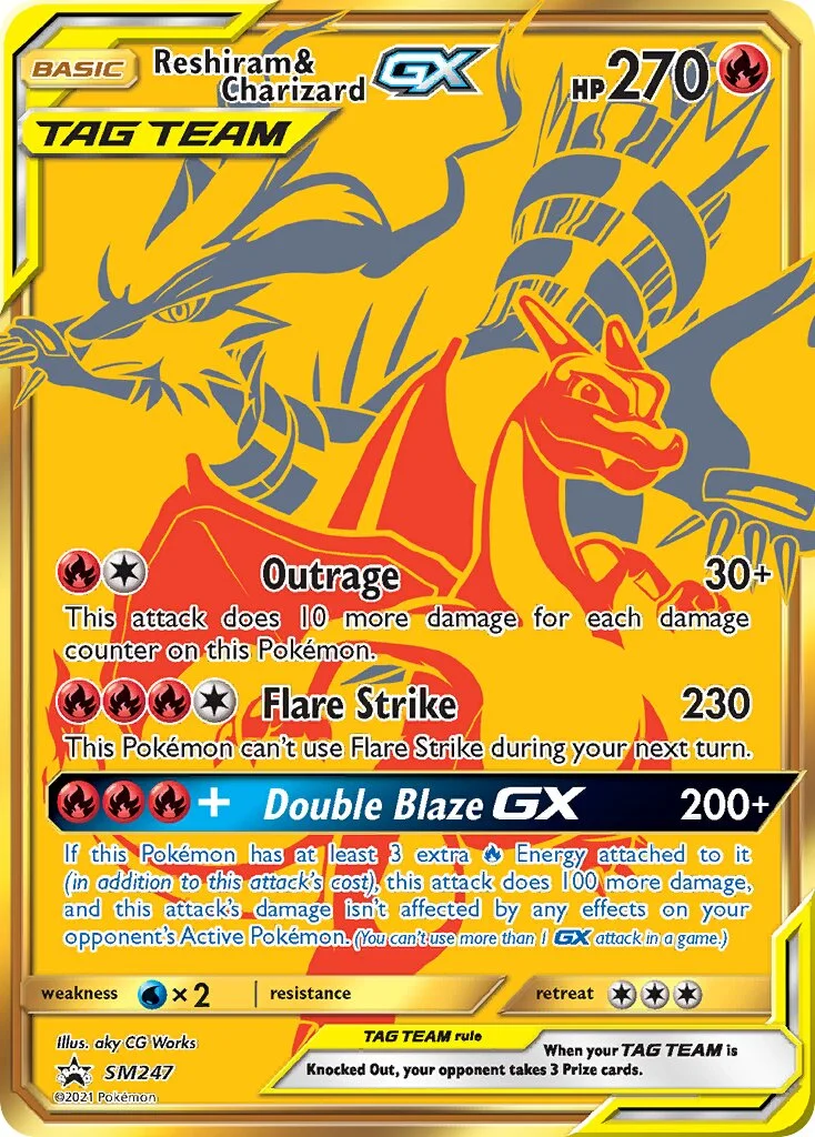 Reshiram & Charizard-GX 「SMP SM247」「EN」