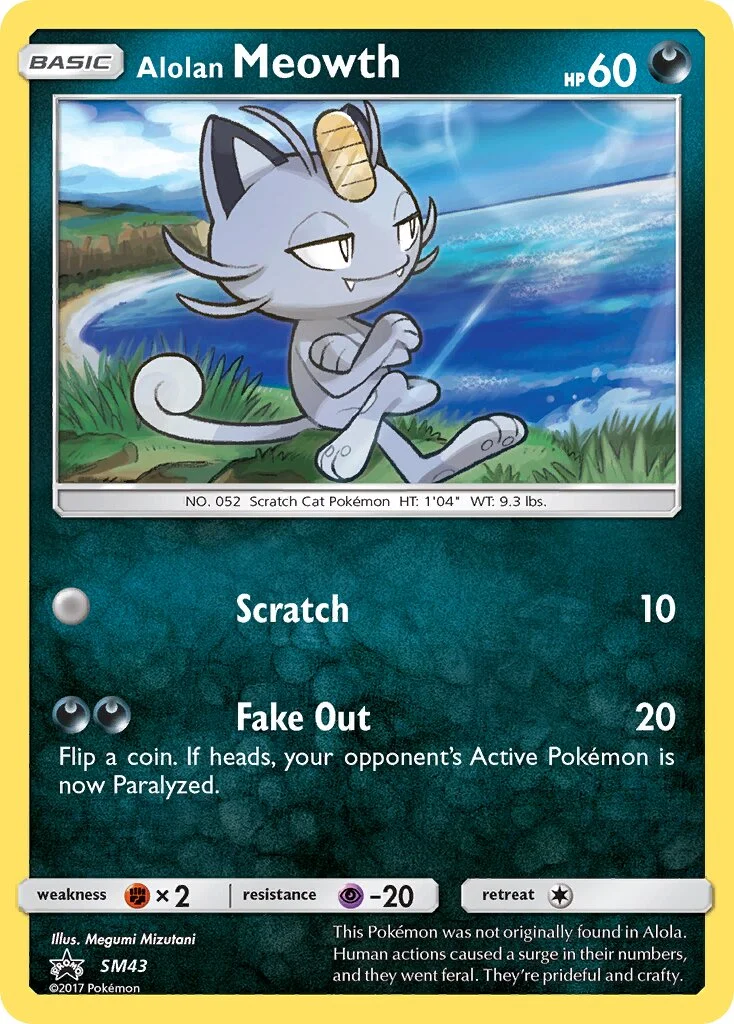 Alolan Meowth 「SMP SM43」「EN」