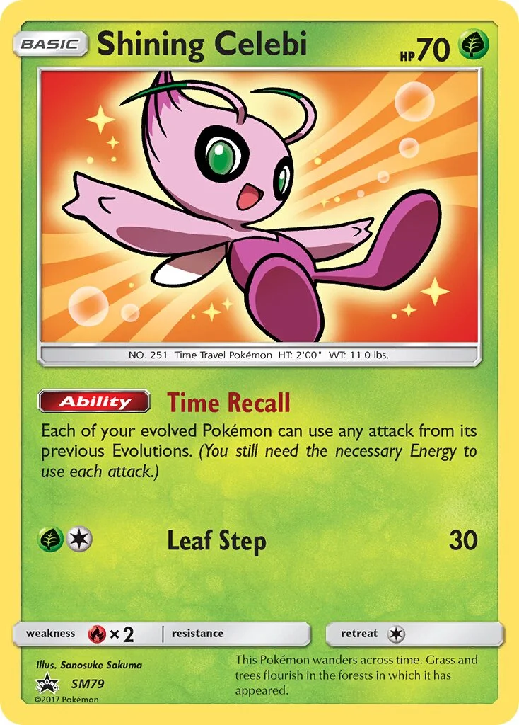 Shining Celebi 「SMP SM79」「EN」