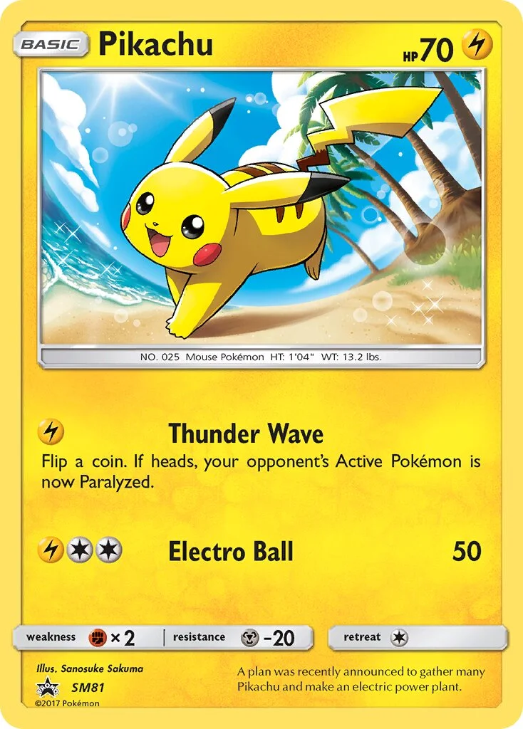 Pikachu 「SMP SM81」「EN」