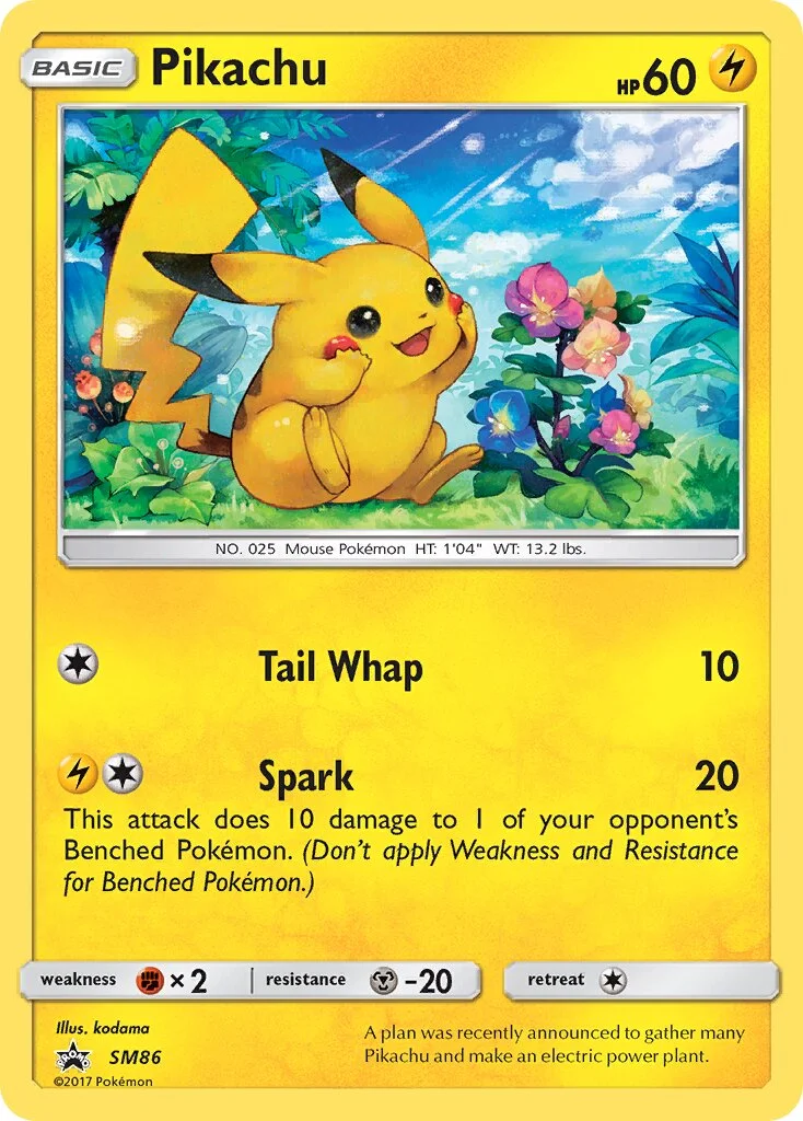 Pikachu 「SMP SM86」「EN」