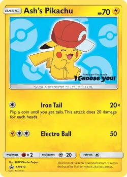 Ash's Pikachu #SM113 · Pokémon