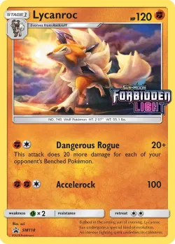 Lycanroc #SM118 · Pokémon