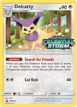 Delcatty #SM132 · Pokémon