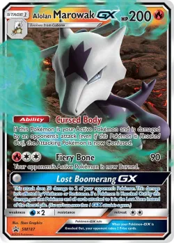Alolan Marowak-GX #SM187 · Pokémon