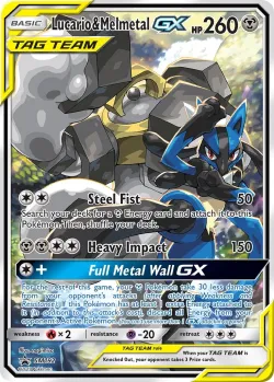 Lucario & Melmetal-GX #SM192 · Pokémon