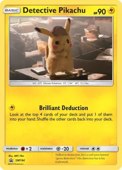 Detective Pikachu #SM194 · Pokémon