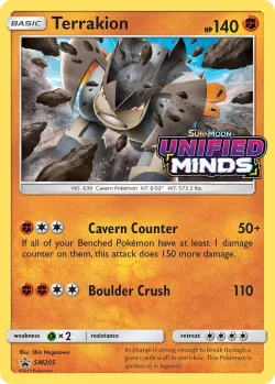 Terrakion #SM205 · Pokémon