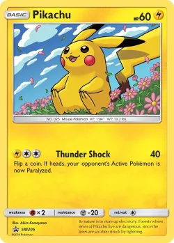 Pikachu #SM206 · Pokémon