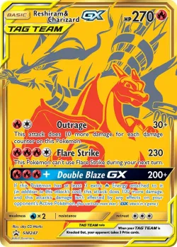 Reshiram & Charizard-GX #SM247 · Pokémon