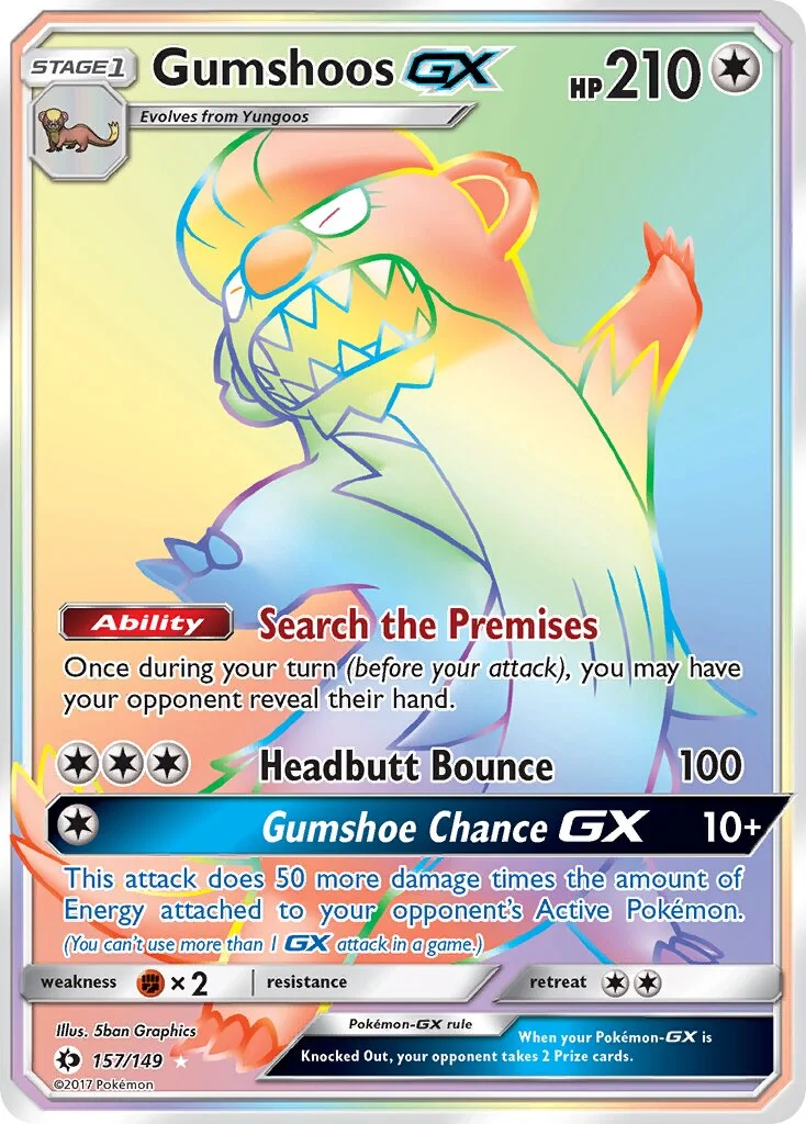 Gumshoos-GX 「SUM 157/149」「EN」