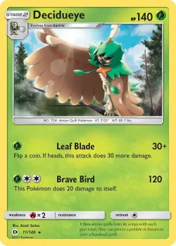 Decidueye #11/149 · Pokémon