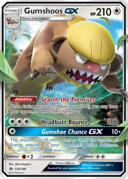 Gumshoos-GX #110/149 · Pokémon