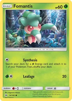 Fomantis #14/149 · Pokémon