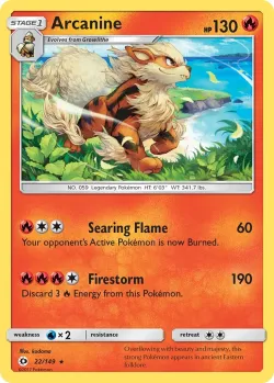 Arcanine #22/149 · Pokémon