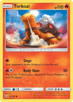 Torkoal #23/149 · Pokémon