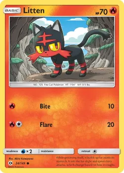 Litten #24/149 · Pokémon