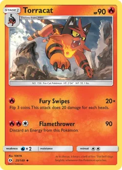 Torracat #25/149 · Pokémon