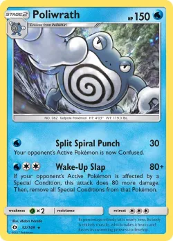 Poliwrath #32/149 · Pokémon