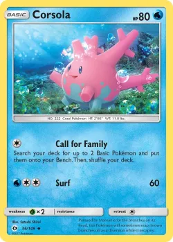Corsola #36/149 · Pokémon