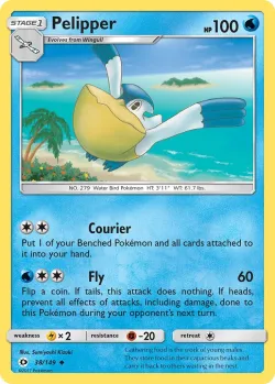 Pelipper #38/149 · Pokémon