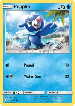 Popplio #39/149 · Pokémon