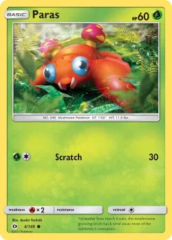 Paras #4/149 · Pokémon