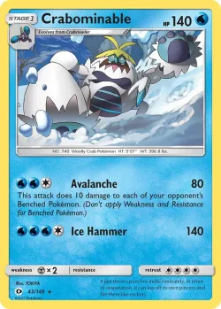 Crabominable #43/149 · Pokémon