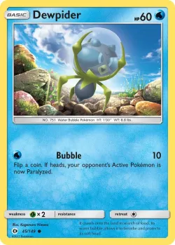 Dewpider #45/149 · Pokémon