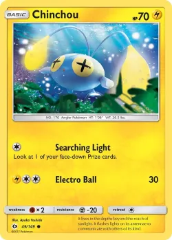 Chinchou #49/149 · Pokémon